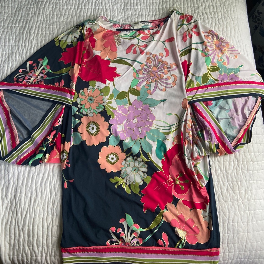 Trina Turk Floral Multicolor Top